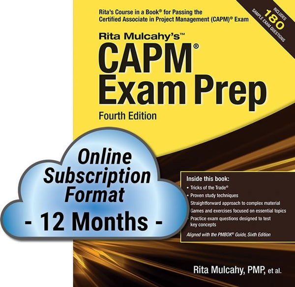 CAPM Exam Prep, Fourth Edition - Cloud Subscription - 12 Month