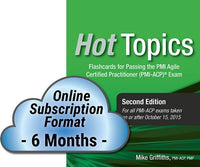 Hot Topics PMI-ACP Exam Flashcards, Second Edition - Cloud Subscription - 6 Month