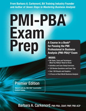 PMI-PBA Exam Prep, Premier Edition