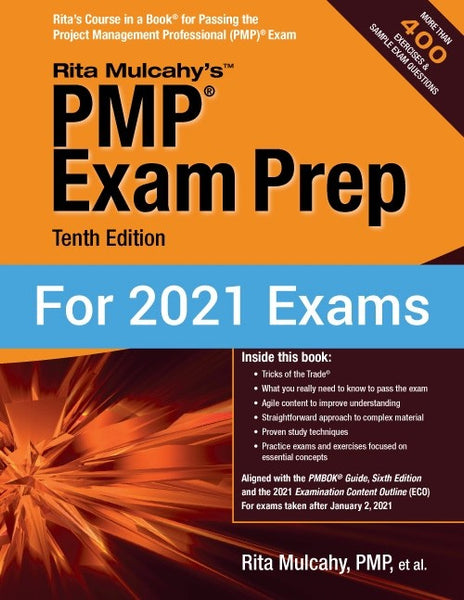 PMP Exam Prep, 10. Ausgabe für PMI PMP Prüfungen im Jahr 2021
